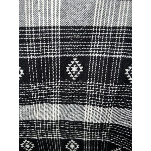 3X Flannel Shirt Plaid Southwest Country Western Top Beefy 100% Cotton NEW - Picture 8 of 8